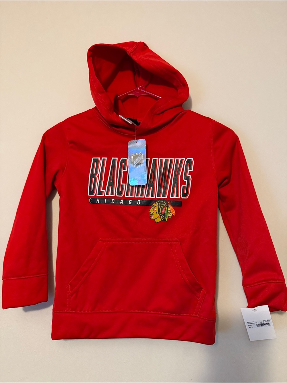 NHL Kids' Red Chicago Blackhawks Hoodie XS-4/5